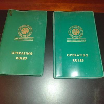 Vintage Southern Railway Operating Rules Guideline Booklets