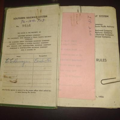 Vintage Southern Railway Operating Rules Guideline Booklets