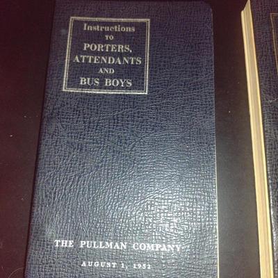 Vintage The Pullman Company Instruction Booklets