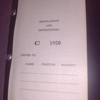 Vintage The Pullman Company Instruction Booklets