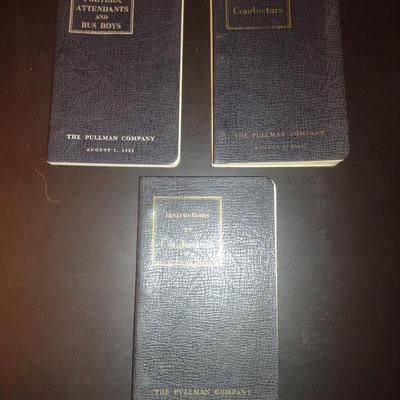 Vintage The Pullman Company Instruction Booklets