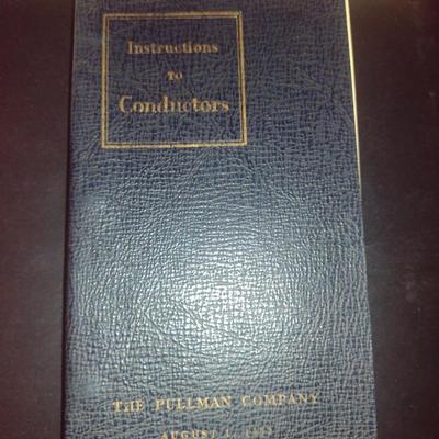 Vintage The Pullman Company Instruction Booklets