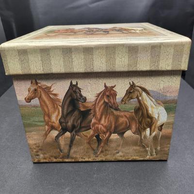 Nesting Jewelry/Storage Boxes - Horse Theme