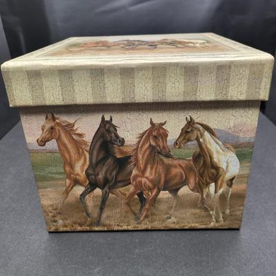 Nesting Jewelry/Storage Boxes - Horse Theme