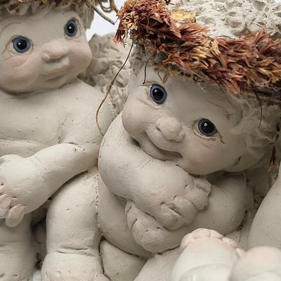 Mother & Children Cherub Dreamsicles Figurine
