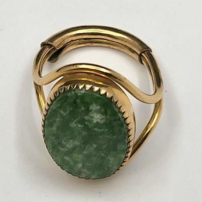 Vintage Burt Cassell Gold Filled Stone Rings (4)