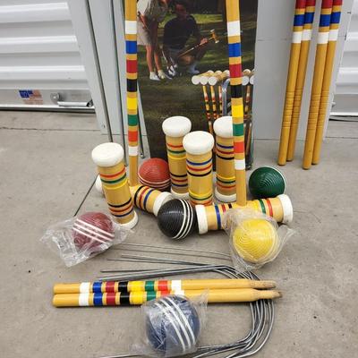 Vintage Forster Croquet Set Of Six