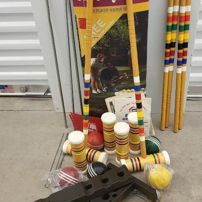 Vintage Forster Croquet Set Of Six