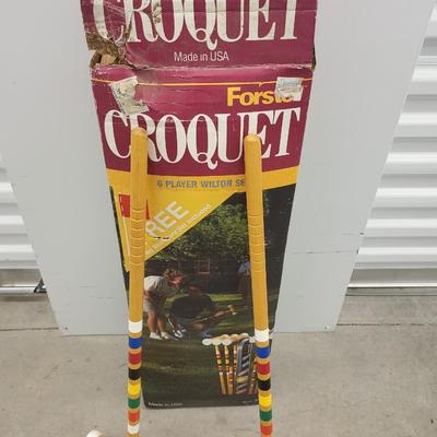 Vintage Forster Croquet Set Of Six