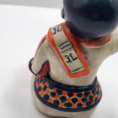 Vintage Asian Chalkware Incense Holder Burner