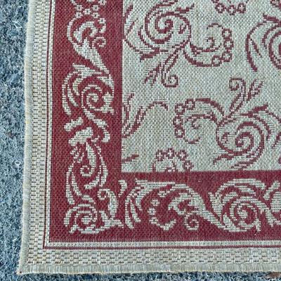 Indoor/Outdoor Floral/Botanical Area Rug