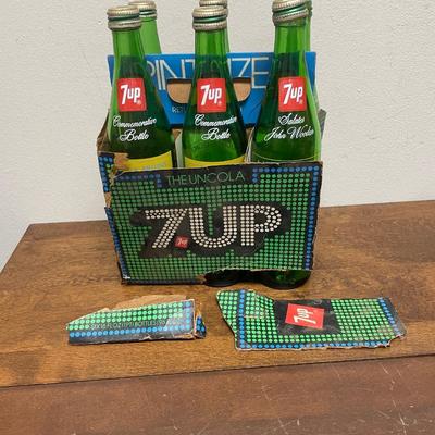 7-UP Vintage Collectible UCLA Basketball Bottles
