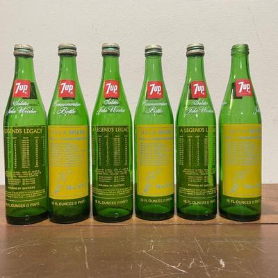 7-UP Vintage Collectible UCLA Basketball Bottles