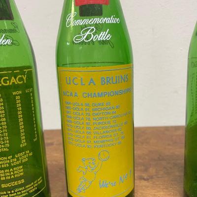 7-UP Vintage Collectible UCLA Basketball Bottles