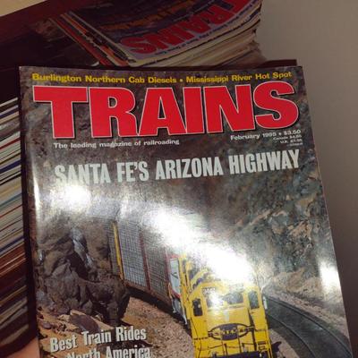 Collection of Train Magazines- Different Titles and Publications