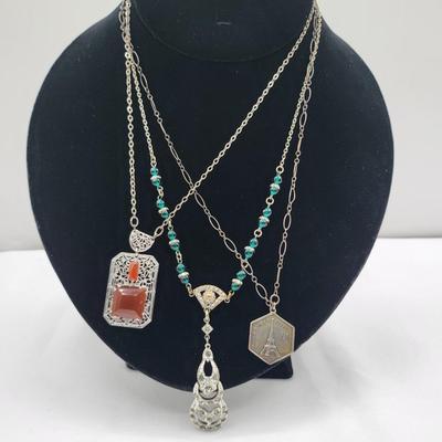 Antique Victorian Necklace Trio
