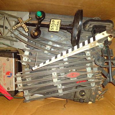 Collection of Model Railroad Track and Accessories