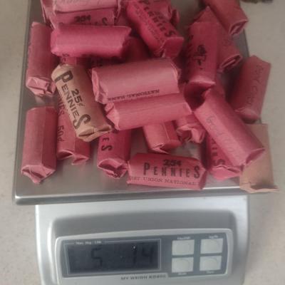 Collection of Wheat Pennies- Over Five Pounds (Choice #1)