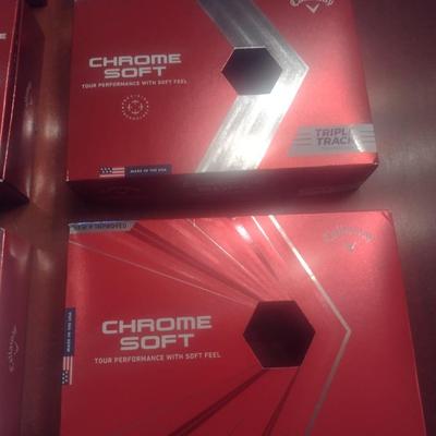 Callaway Chrome Soft Golf Balls- 9 Sleeves- Mostly Monogrammed