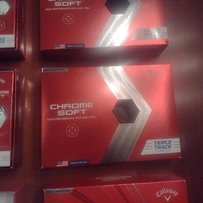 Callaway Chrome Soft Golf Balls- 9 Sleeves- Mostly Monogrammed
