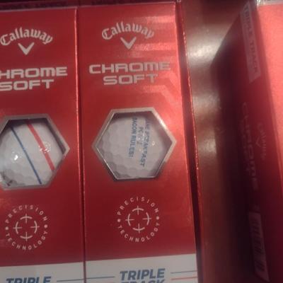 Callaway Chrome Soft Golf Balls- 9 Sleeves- Mostly Monogrammed