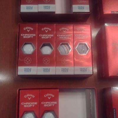 Callaway Chrome Soft Golf Balls- 9 Sleeves- Mostly Monogrammed