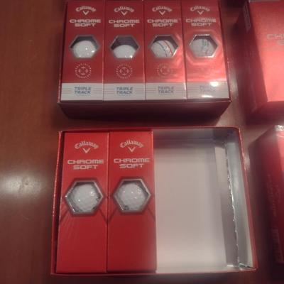 Callaway Chrome Soft Golf Balls- 9 Sleeves- Mostly Monogrammed