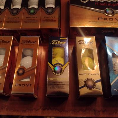 Titleist Golf Balls- Assorted Varieties- 13 Sleeves- Some May Be Monogrammed