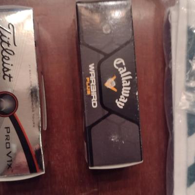 Assorted Golf Balls and Golf Towels (Grandover Resort, Greensboro,NC)