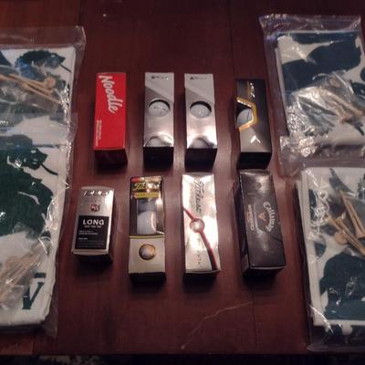 Assorted Golf Balls and Golf Towels (Grandover Resort, Greensboro,NC)