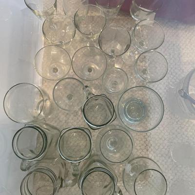 Large clear glass lot