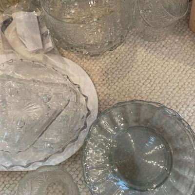Large clear glass lot