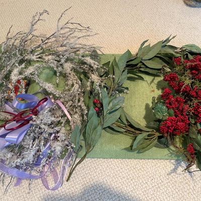 Wreaths and swags