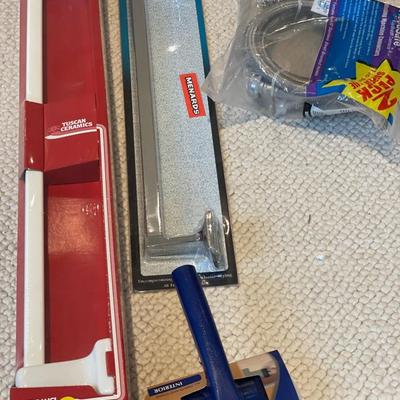 Towel bars, washing machine, connector, and paint pad