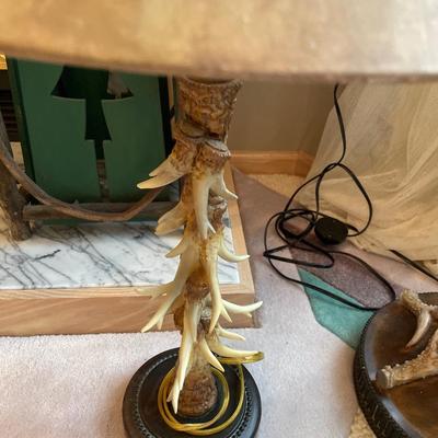 Faux Antler lamps and decor
