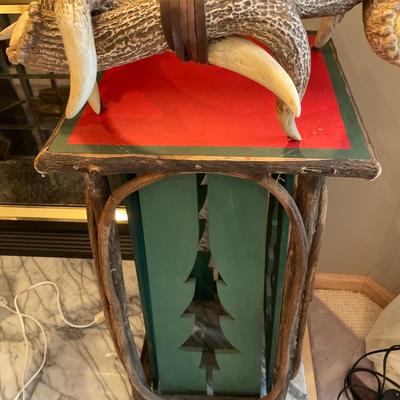 Faux Antler lamps and decor
