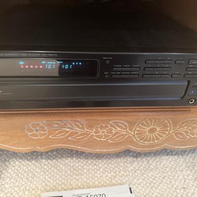 Kenwood receiver with 5 disc CD player