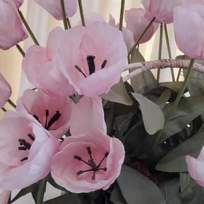 Pink Themed items Floral Basket and more