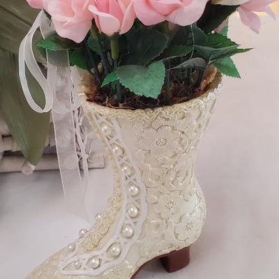 Pink Themed items Floral Basket and more