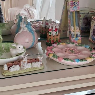 Huge Lot of Holiday Decor and Such Including Easter and Xmas