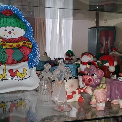 Huge Lot of Holiday Decor and Such Including Easter and Xmas