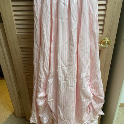 Gunne Sax pink striped dress with tags