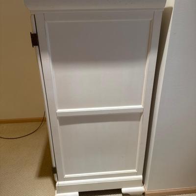 Legends brand white painted entertainment center