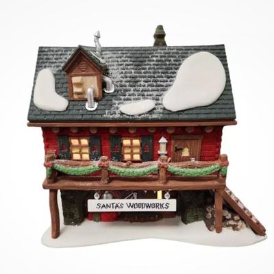 Department 56 “Santa’s Woodworks” Christmas Villiage Building
