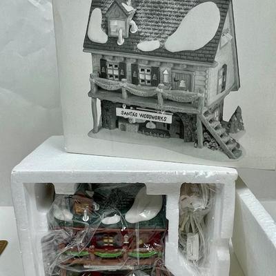 Department 56 “Santa’s Woodworks” Christmas Villiage Building