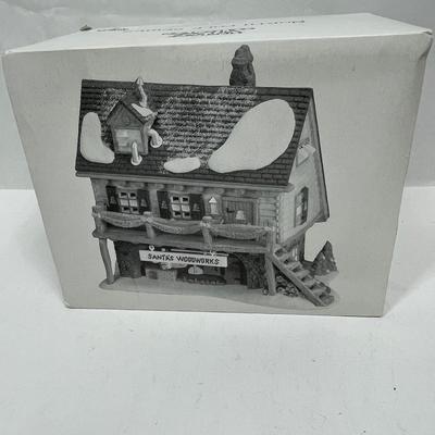Department 56 “Santa’s Woodworks” Christmas Villiage Building