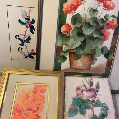 Multiple floral prints