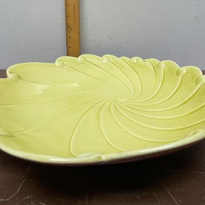 Harold Johnson 13" Ceramic Swirled Bowl