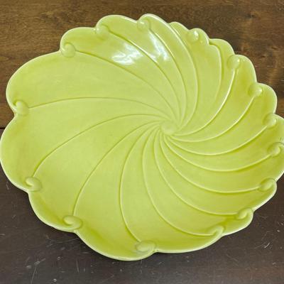 Harold Johnson 13" Ceramic Swirled Bowl