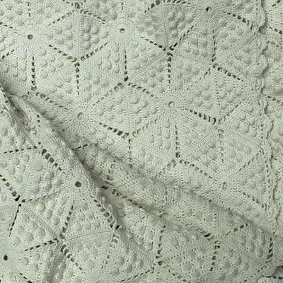 Antique Handmade Crochet Bedspread Coverlet